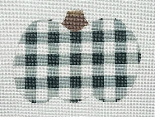 KCD1806 - Black and Gray Plaid Pumpkin