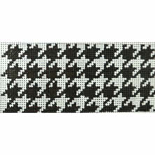 KK-B542A - Houndstooth Black and White Belt