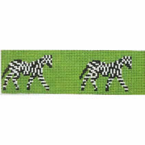 KK-B546D - Zebra Belt on Green