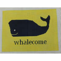 KK-P117Y - Whalecome on Yellow