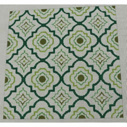 KK-P178 - Lime Tiles Pillow