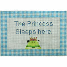 KK-SG34D - Princess Sleeps Here on Blue