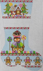 ND1357E - Gingerbread Man Stocking