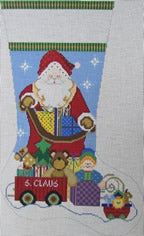 ND1357G - Santa and the Toys Stocking