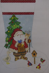 ND1357F - Santa and the Birds Stocking