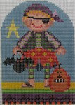 ND465A 13 mesh- Chuck the Pirate Kid