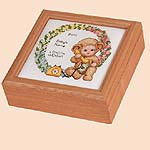 Medium Oak Box 6” x 6” Design