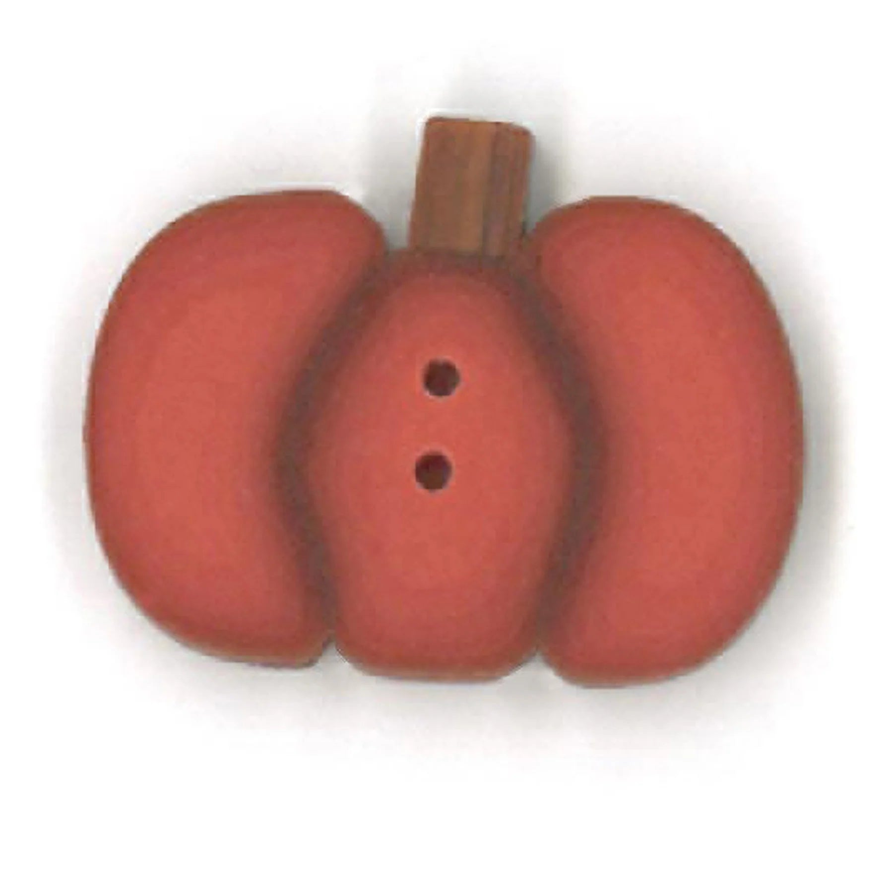Small Orange Pumpkin Button