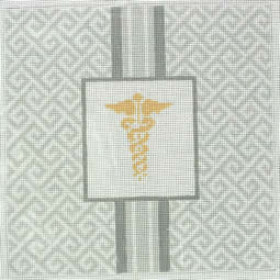 KK-P172 - Greek Key with Caduceus