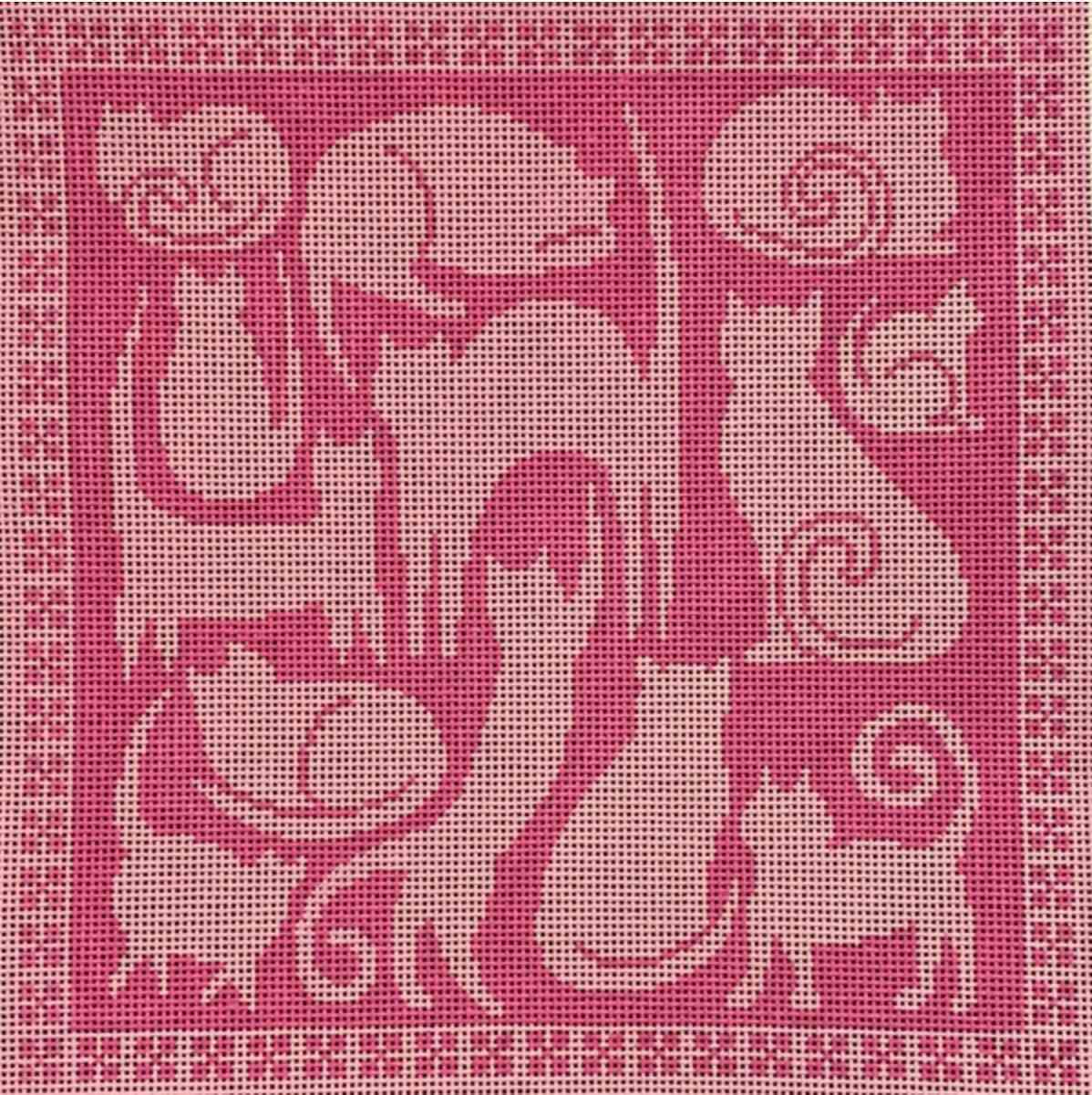 86101-PP - Playful Cats - Pink