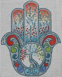R1039 - Hamsa Tree of Life