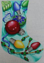 R274 - Ornaments and Lights Christmas Stocking