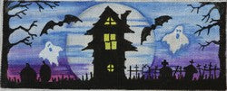 R419 - Midnight Spooky House Silhouette