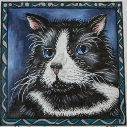 R456 - Black and White Cat