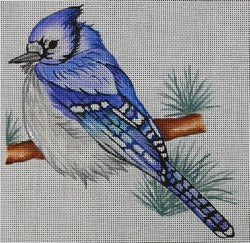 R832 - Blue Jay with Pine