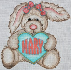 R998 - Brown Bear with Green Heart