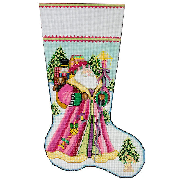 ND1356G - Santa Delivers in Pink