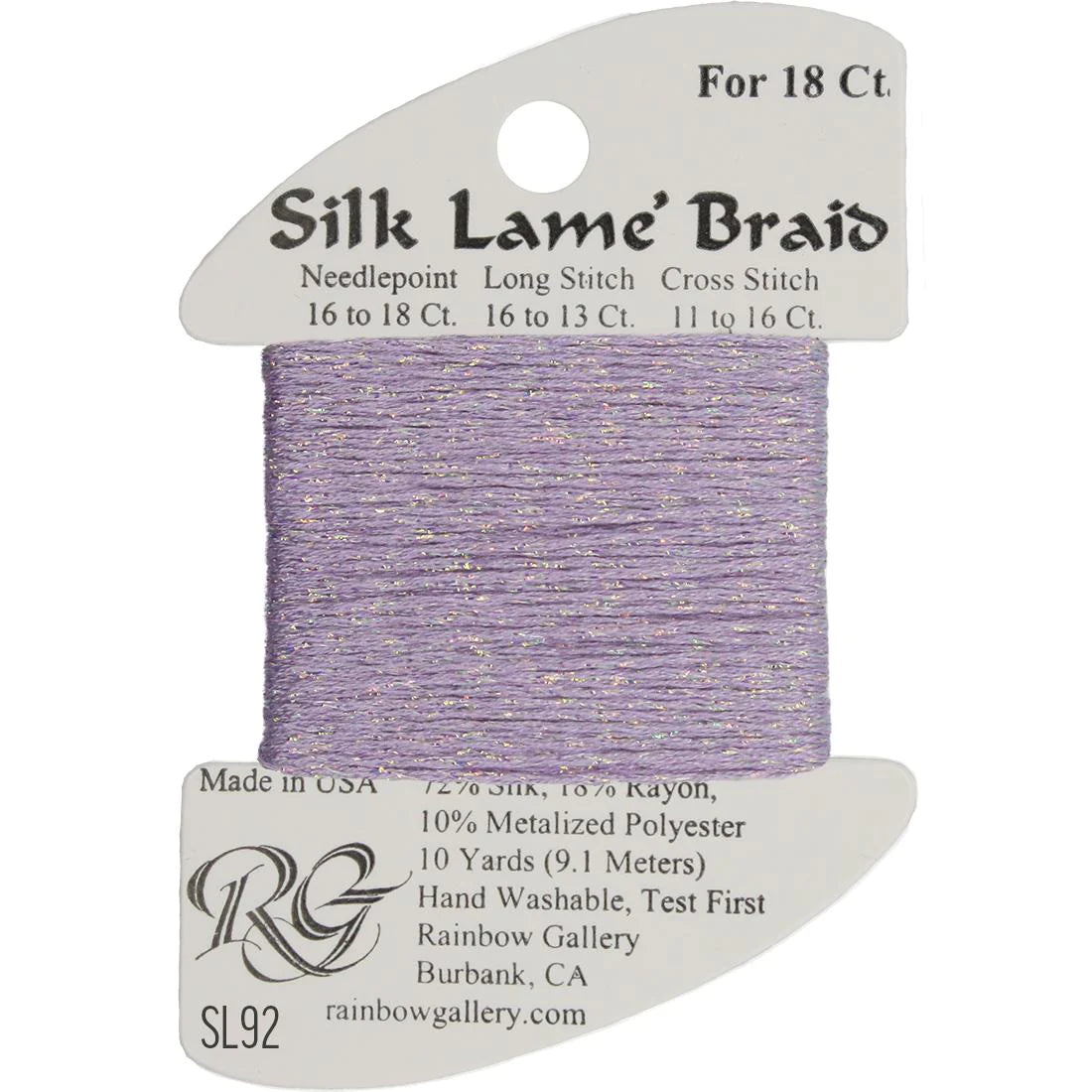 Silk Lame Braid 18 CT (SL01 - SL99)