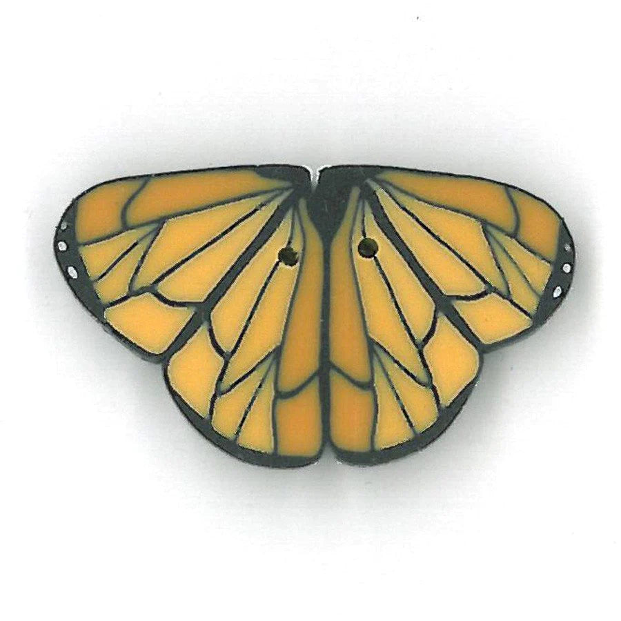 Small Monarch Butterfly Button