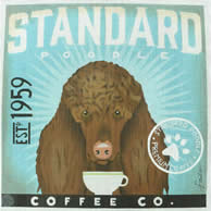 TC-SF104 - Standard Poodle Dog Coffee Company