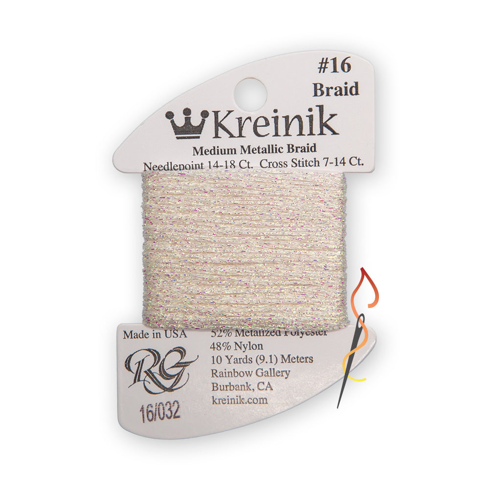 Kreinik #16 Braid Medium (000 - 100)