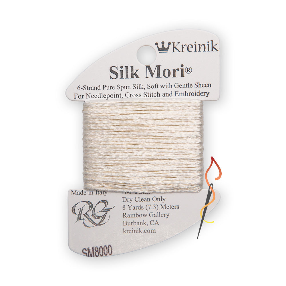 Kreinik Silk Mori White - SM8000