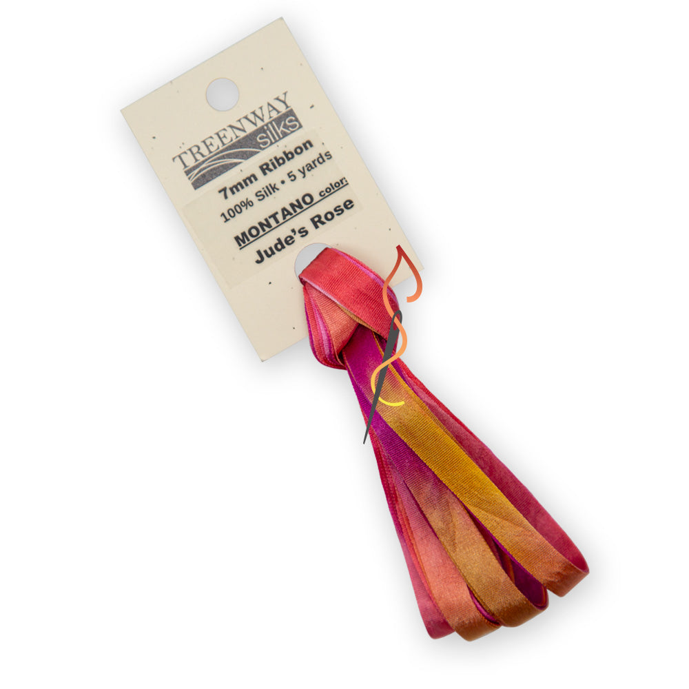 Treenway 7mm Silk Ribbon - Montano