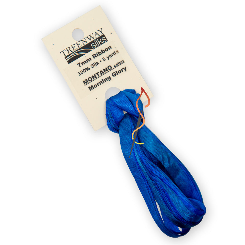 Treenway 7mm Silk Ribbon - Montano