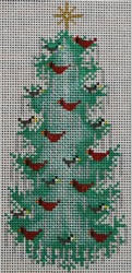 WS340E - Birds Christmas Tree Sign