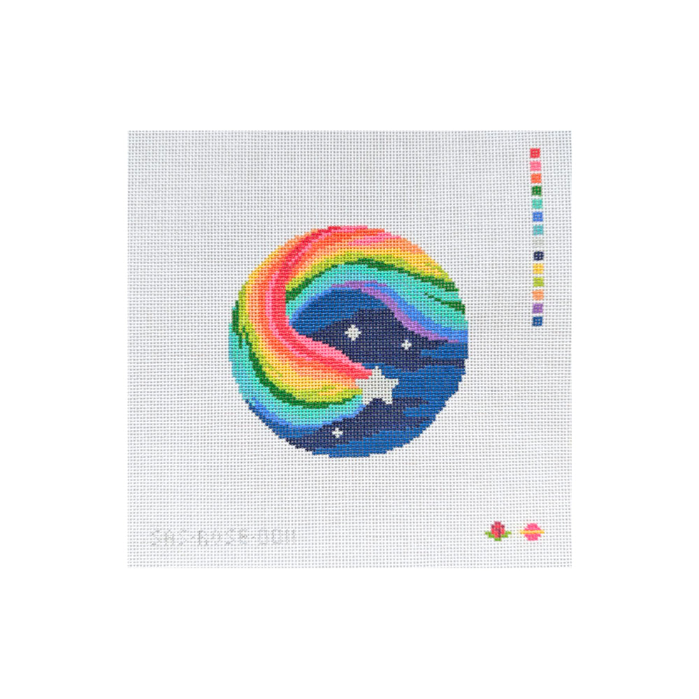 ROSE-011 - Rainbow Star Round