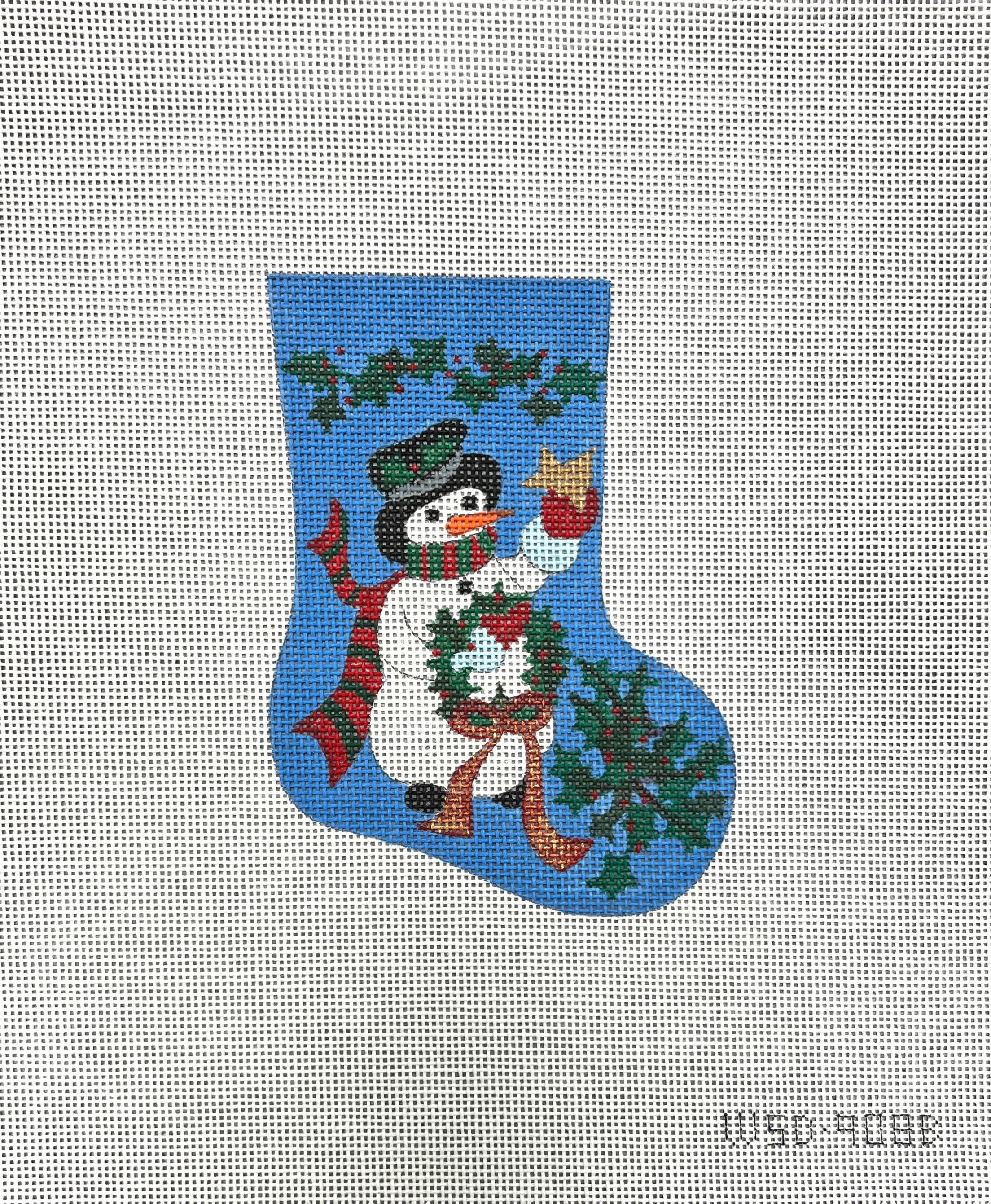 WS908B - Snowman Holly Sock