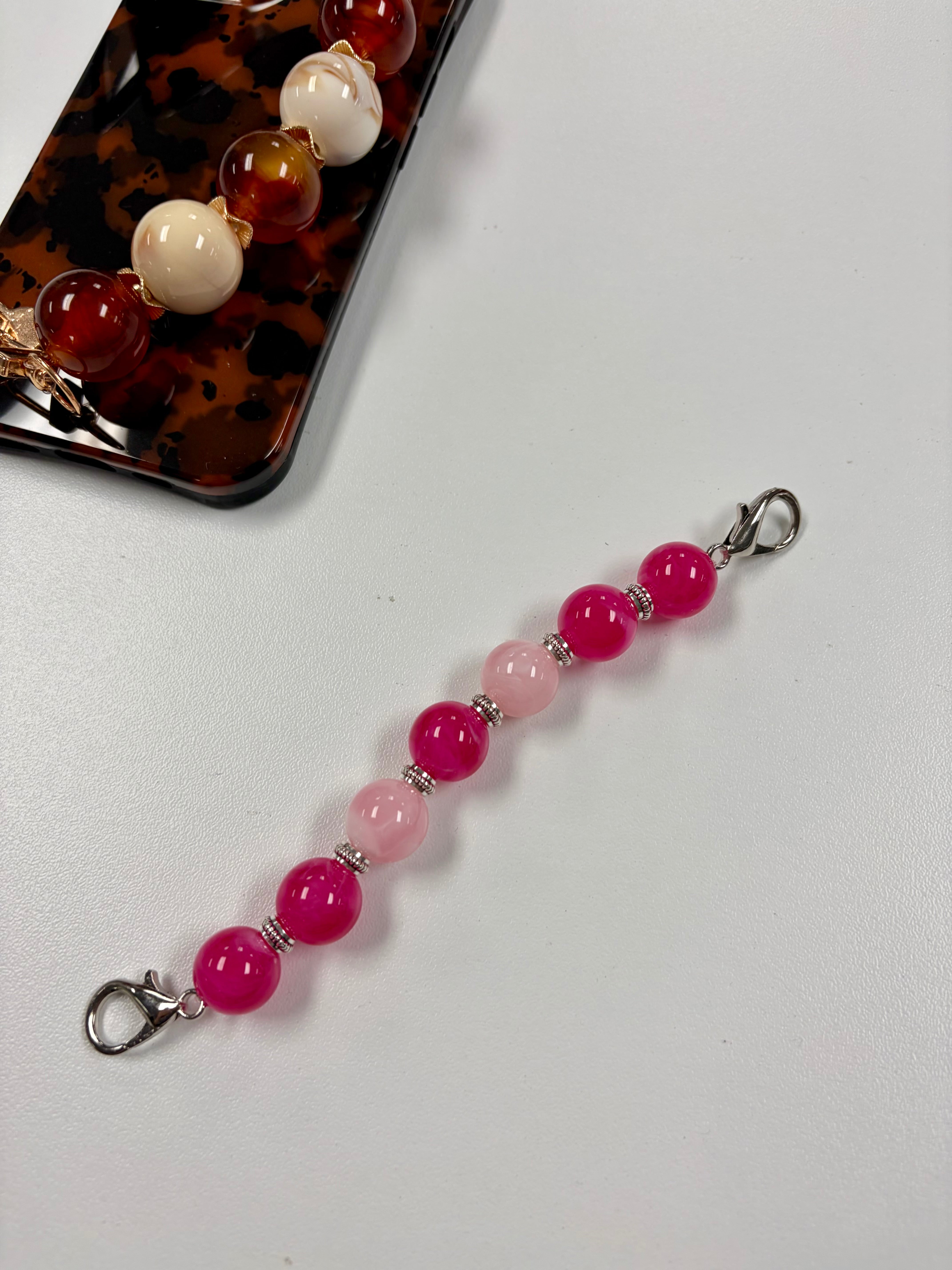 Charming Beads Phone Strap & Attachments (Case not included)