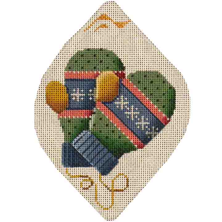 1008D - Warm Woolen Mittens