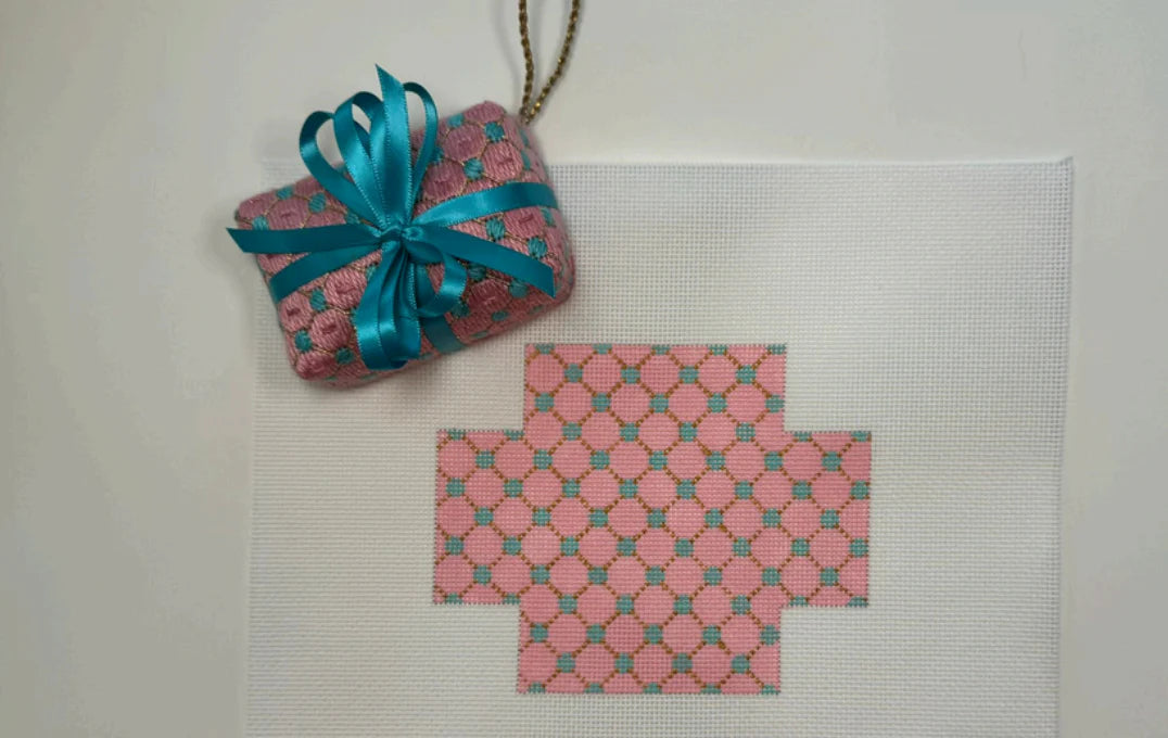 108-Z - Pink and Aqua Package with Stitch Guide