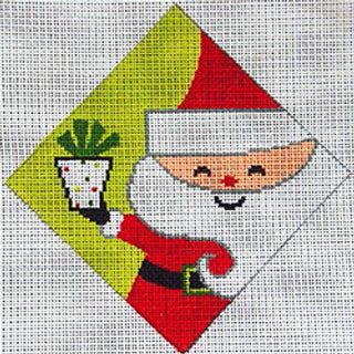 11063 - Retro Santa Ornament