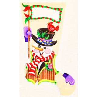 11303 -  Fancy Snowman Stocking