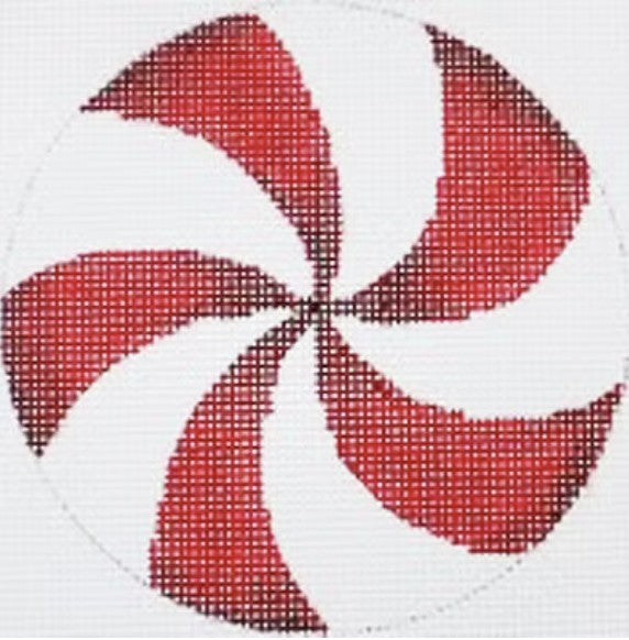 11465 - Christmas Red and White Swirl