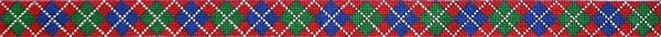 122D - Argyle Red Background - Navy/Green/Khaki