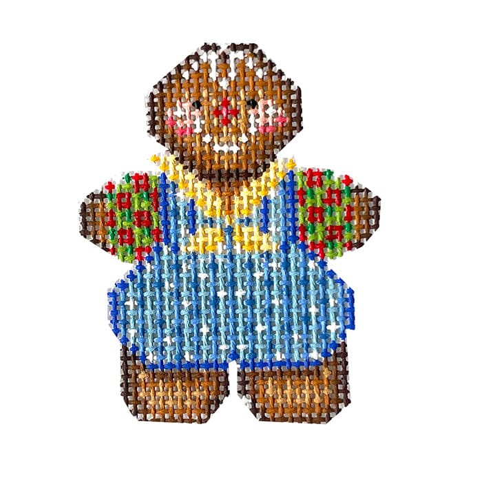 ND1352C - Blue Gingerbread Boy