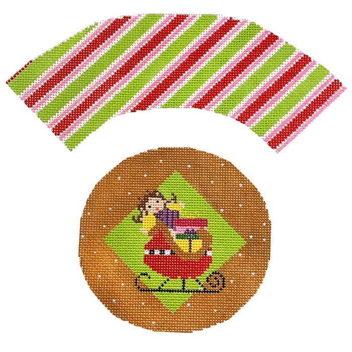 ND1378B - Santa's Sled Cupcake