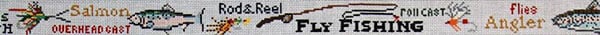 139R - Fly Fishing Collage Belt