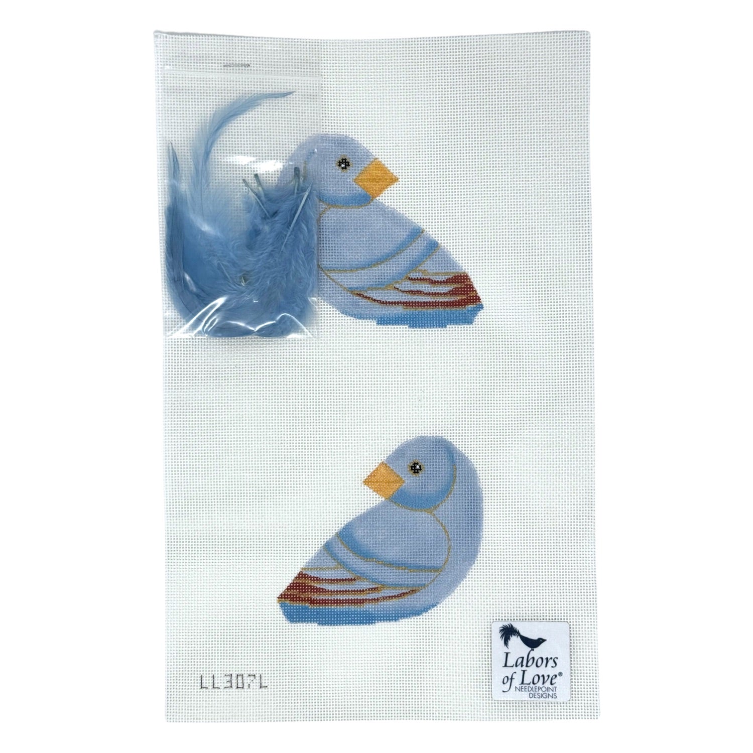 LL307L - Light Blue Bird Double Sided