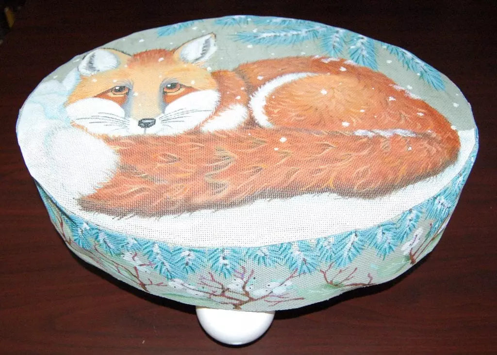 ED-17145 - Snowy Red Fox Footstool