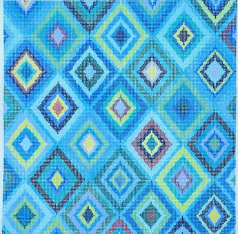 KCD4006B - Multicolored Diamond Pattern