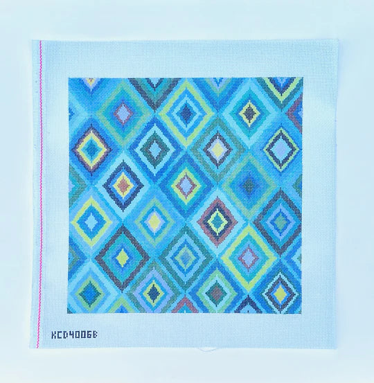 KCD4006B - Multicolored Diamond Pattern