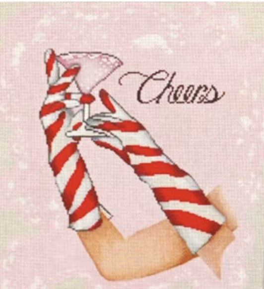 20009 - Cheers, Stripe Gloves, Champagne