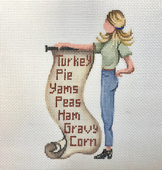 20131 - Ornament - November Girl with Menu