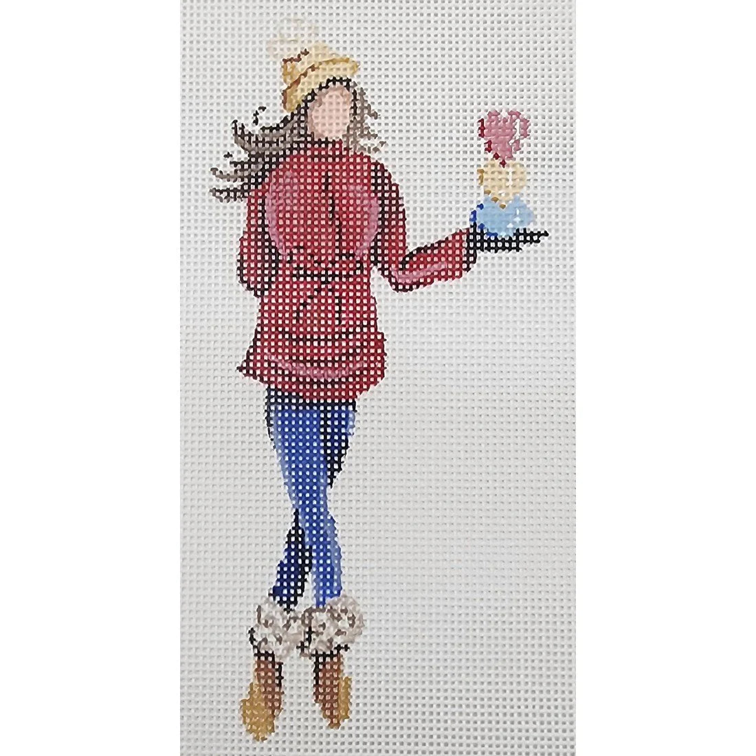 20148 - Ornament, Red Jacket and Heart