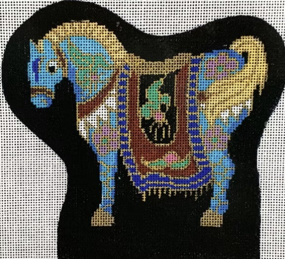 2028 - Cloisonné Horse Figurine