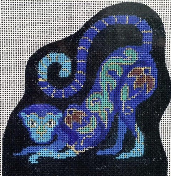 2031 - Cloisonné Monkey Figurine
